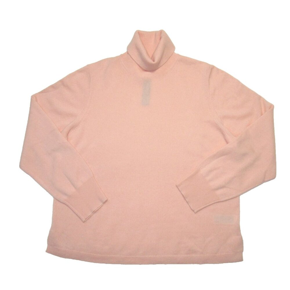 NWT J.Crew Everyday Cashmere Turtleneck Sweater in Light Melon Pullover 2X
